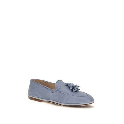 Fratelli Rossetti Blue Calf Leather Bos Taurus Slip-On Loafers