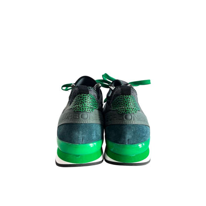 Borbonese Green Rubber Men Sneaker