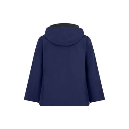 Herno Blue Polyester Rain Coat
