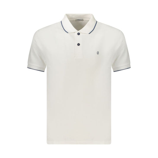 Coveri Moving Bianco Cotton Men Polo