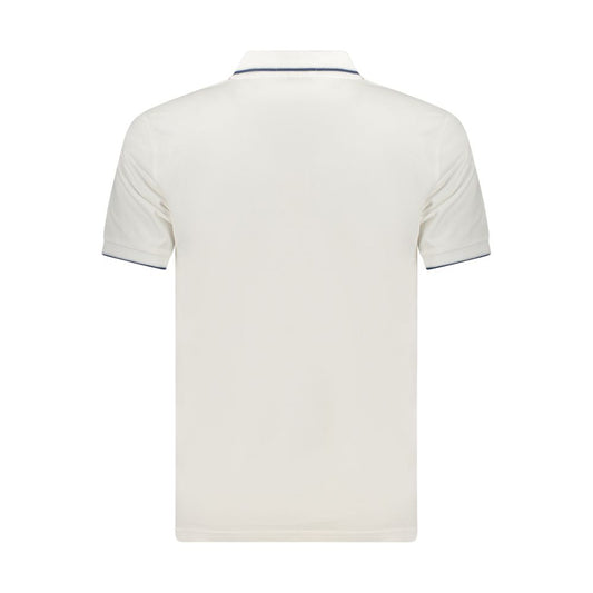 Coveri Moving Bianco Cotton Men Polo