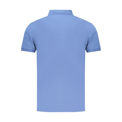 Coveri Moving Blue Cotton Men's Polo Shirt