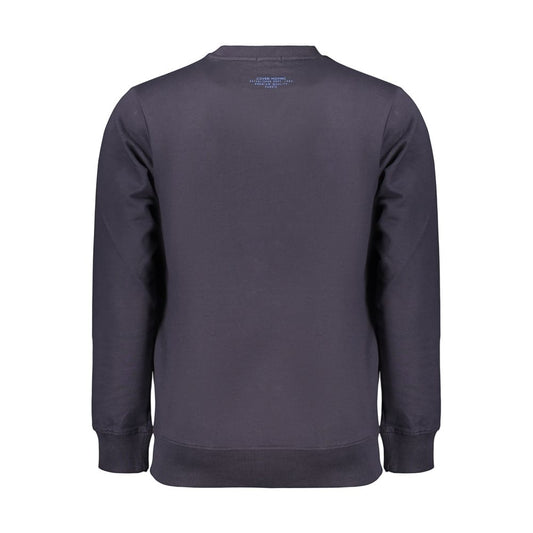 Coveri Moving Blue Cotton Men's Sweatshirt