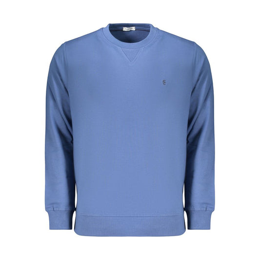 Coveri Moving Blue Cotton Men's Sweatshirt