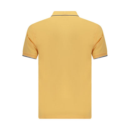 Coveri Moving Orange Cotton Men's Polo Shirt