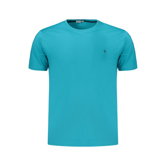 Coveri Moving Azzurro Cotton Men's T-Shirt