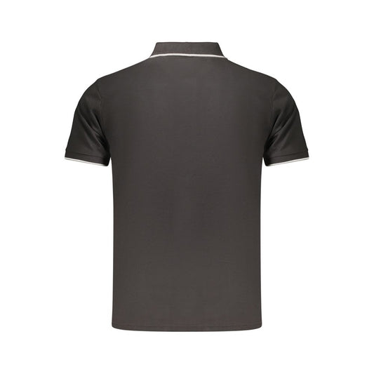 Coveri Moving Black Cotton Men's Polo