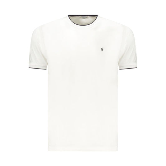 Coveri Moving White Cotton Men's T-Shirt