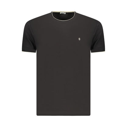 Coveri Moving Black Cotton Men's T-Shirt