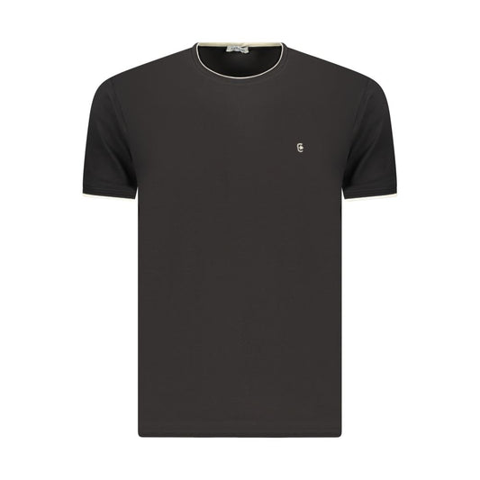 Coveri Moving Black Cotton Men's T-Shirt