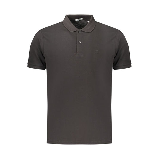 Coveri Moving Black Cotton Men's Polo Shirt