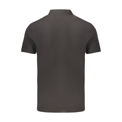 Coveri Moving Black Cotton Men's Polo Shirt