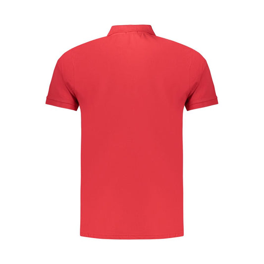 Coveri Moving Red Cotton Men's Polo