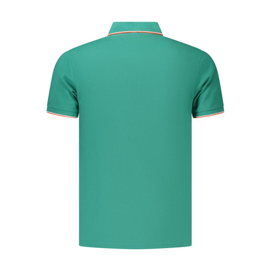 Coveri Moving Green Cotton Men's Polo Shirt