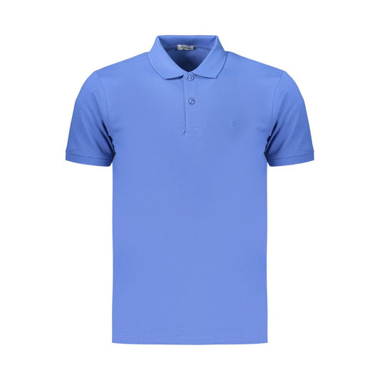 Coveri Moving Blue Cotton Men's Polo Shirt