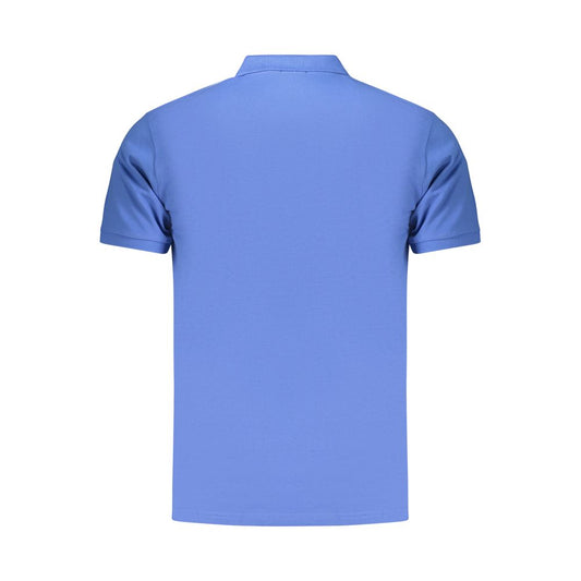 Coveri Moving Blue Cotton Men's Polo Shirt