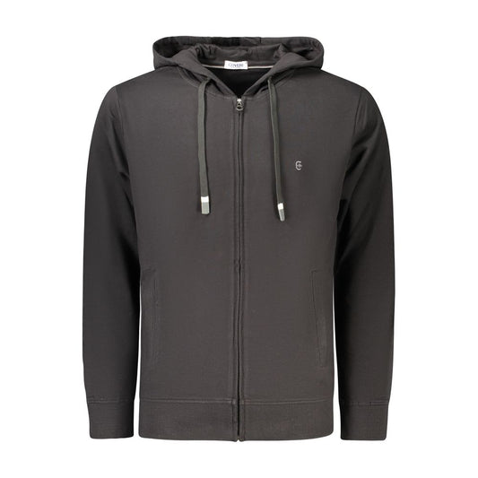 Coveri Moving Black Cotton Mens Sweatshirt