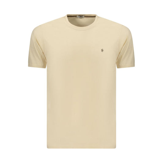 Coveri Moving Beige Cotton Men's T-Shirt
