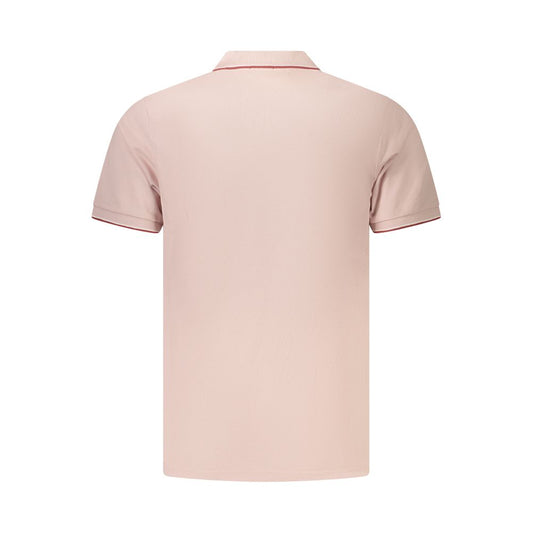 Coveri Moving Pink Cotton Men's Polo Shirt