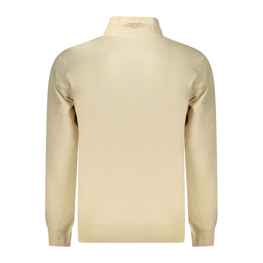 Coveri Moving Beige Cotton Men's Sweatshirt
