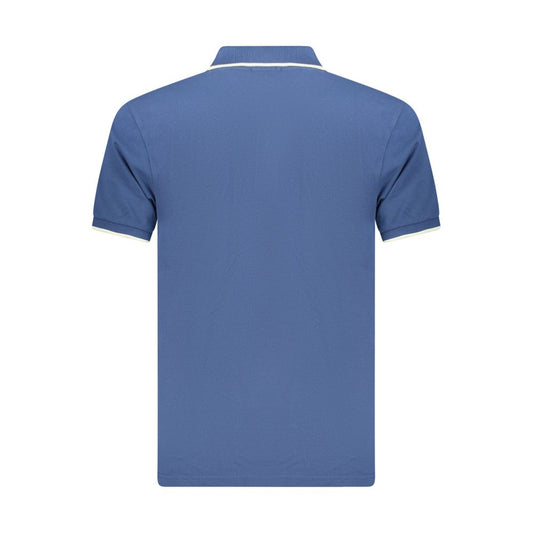 Coveri Moving Blue Cotton Men's Polo Shirt