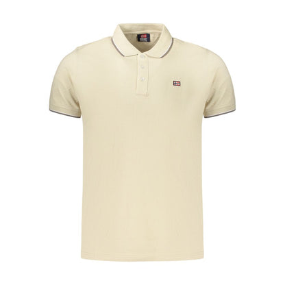 Norway 1963 Beige Cotton Men's Polo