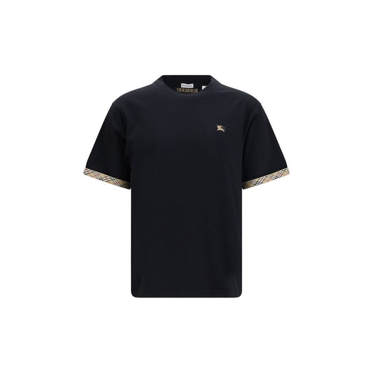 Burberry Black Cotton T-Shirt