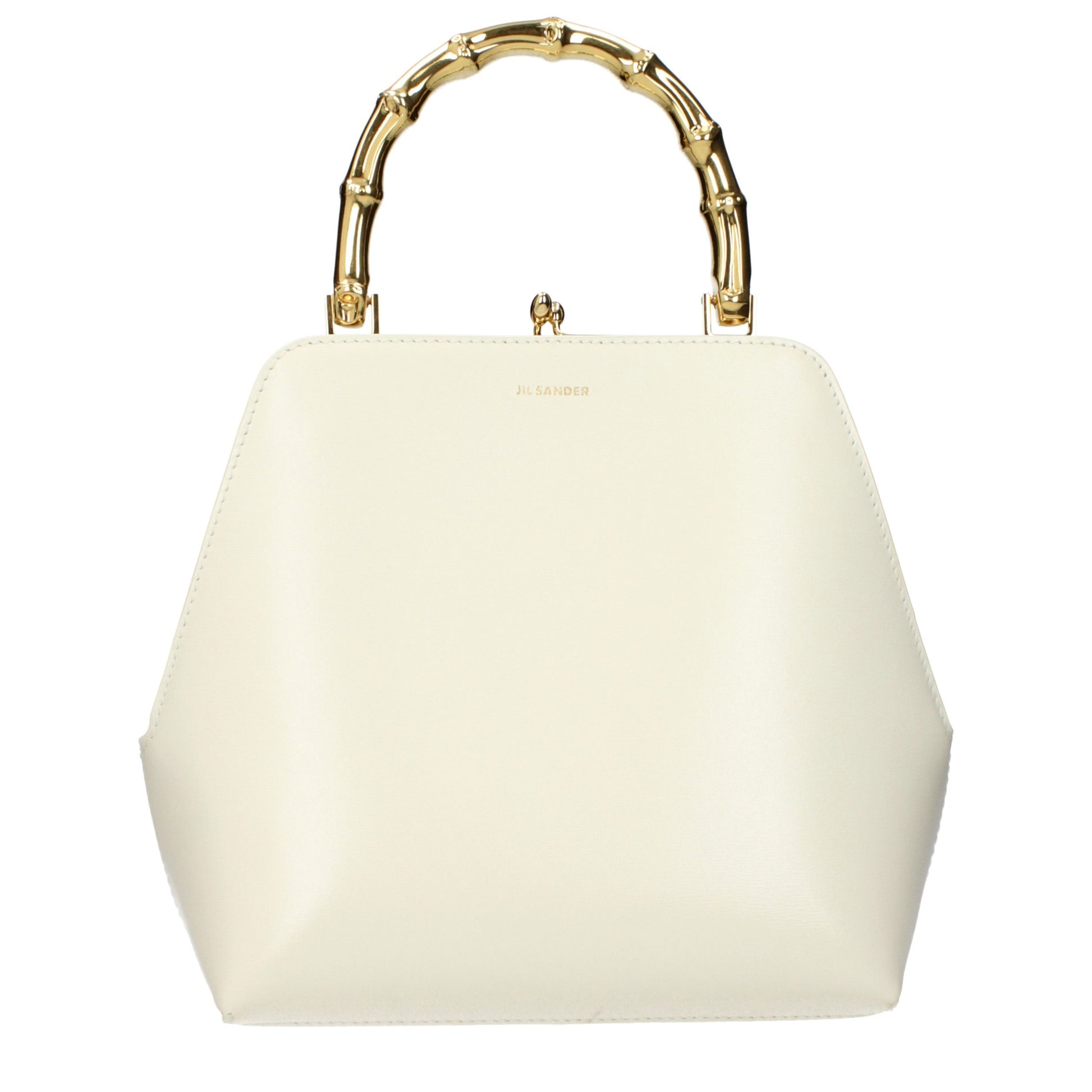 Jil Sander Beige Leather Handbag