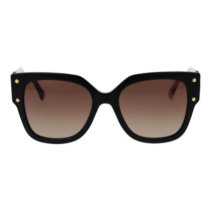 Carolina Herrera Black Acetate Sunglasses