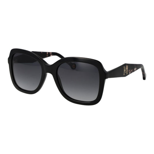 Carolina Herrera Black Acetate Sunglasses