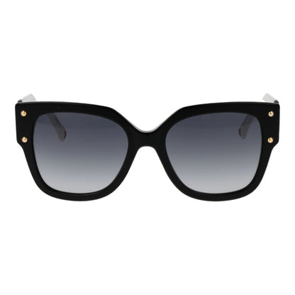 Carolina Herrera Black Acetate Sunglasses