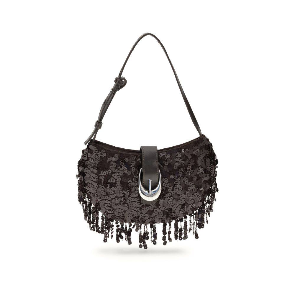 Staud Brown Polyester Shoulder Bag