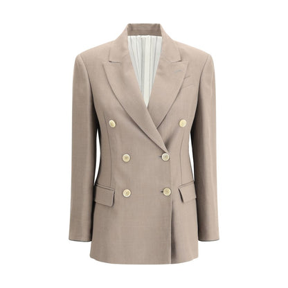 Brunello Cucinelli Beige Viscose Blazer