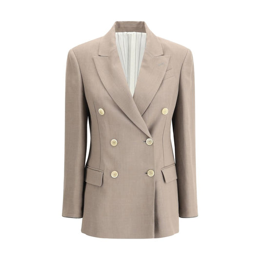 Brunello Cucinelli Beige Viscose Blazer