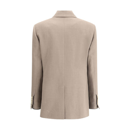 Brunello Cucinelli Beige Viscose Blazer