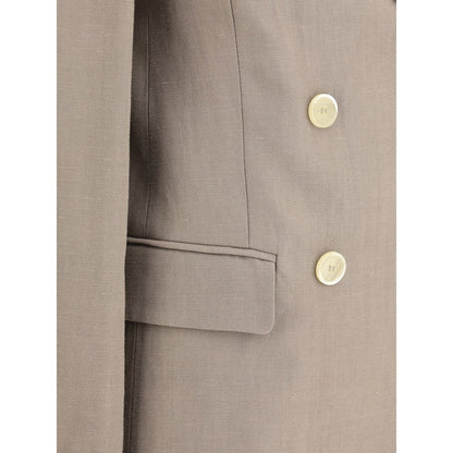 Brunello Cucinelli Beige Viscose Blazer