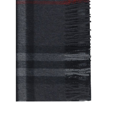 Burberry Gray Cashmere Scarf