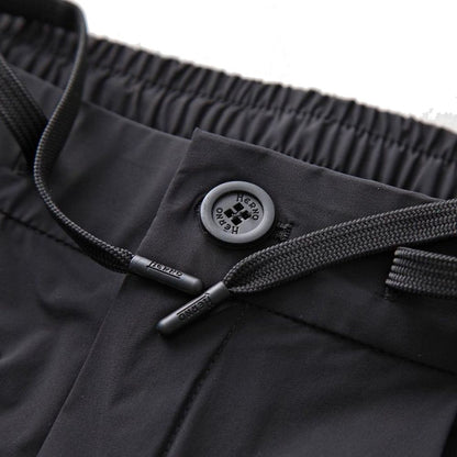 Herno Black Elastane Athletic Pants