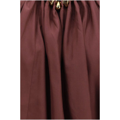Zimmermann Bordeaux Silk Blouse