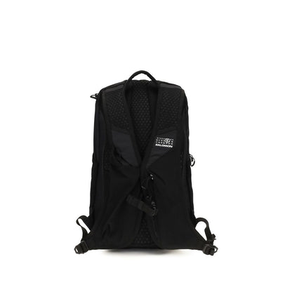 MM6 Black Nylon Backpack
