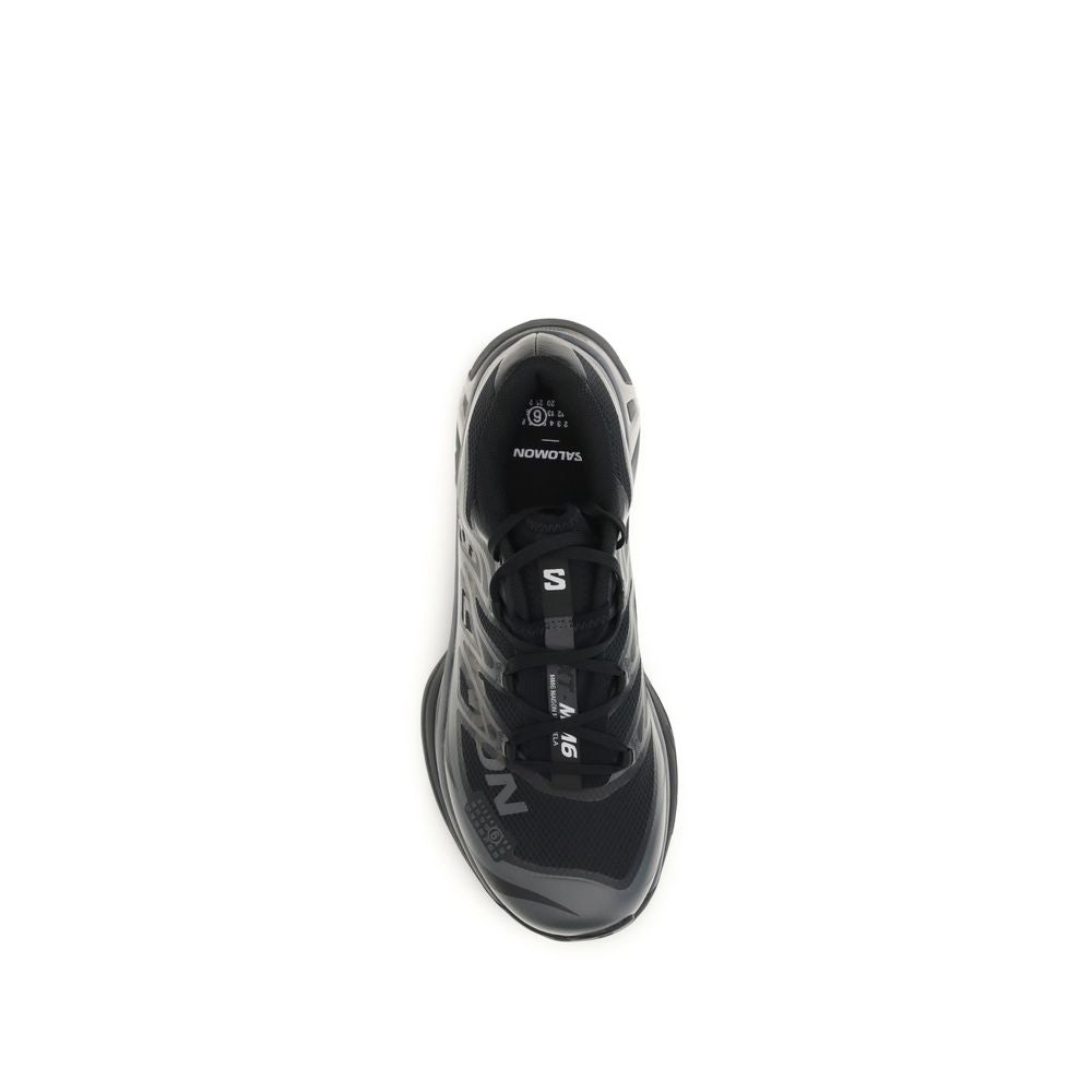MM6 Black Polyamide Athletic Sneakers