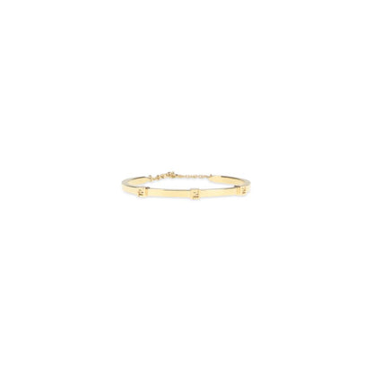 Fendi Gold Bronze Bracelet