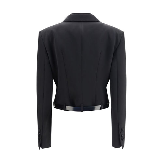 Dolce & Gabbana Black Wool Oves Aries Jacket