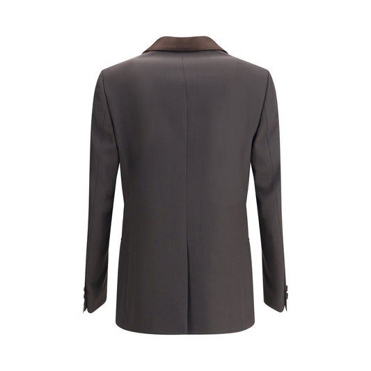 Fendi Brown Wool Oves Aries Blazer