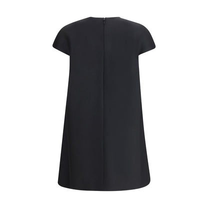 Balenciaga Black Wool Oves Aries Casual Dress
