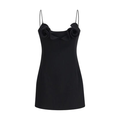 Magda Butrym Black Wool Oves Aries Casual Dress