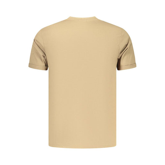 Coveri Moving Brown Cotton Men's Shirt