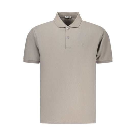 Coveri Moving Gray Cotton Men's Polo Shirt