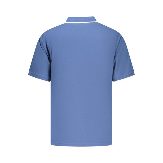 Coveri Moving Blue Cotton Men's Polo Shirt