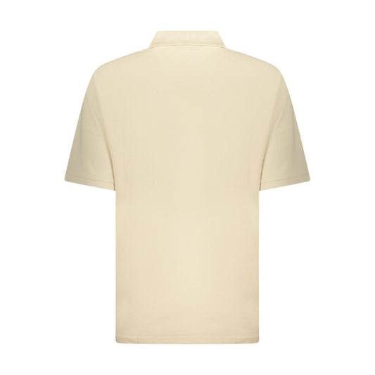 Rifle Beige Cotton Mens Polo